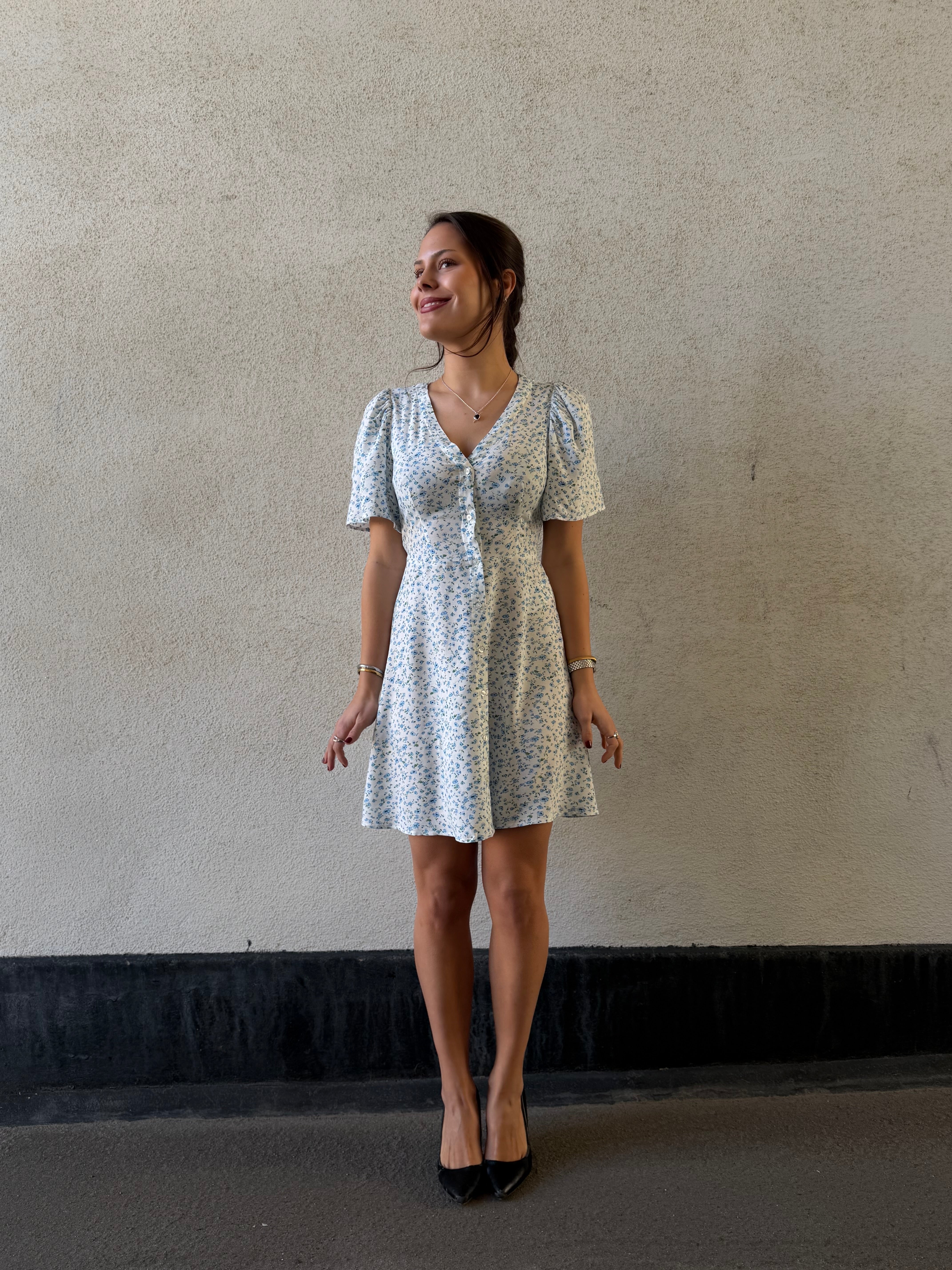 VMALBA Short Dress - Snow White
